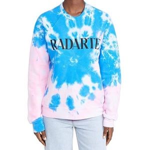 🔥 Rodarte Blue Pink Tie Dye Radarte Crewneck Sweatshirt Small